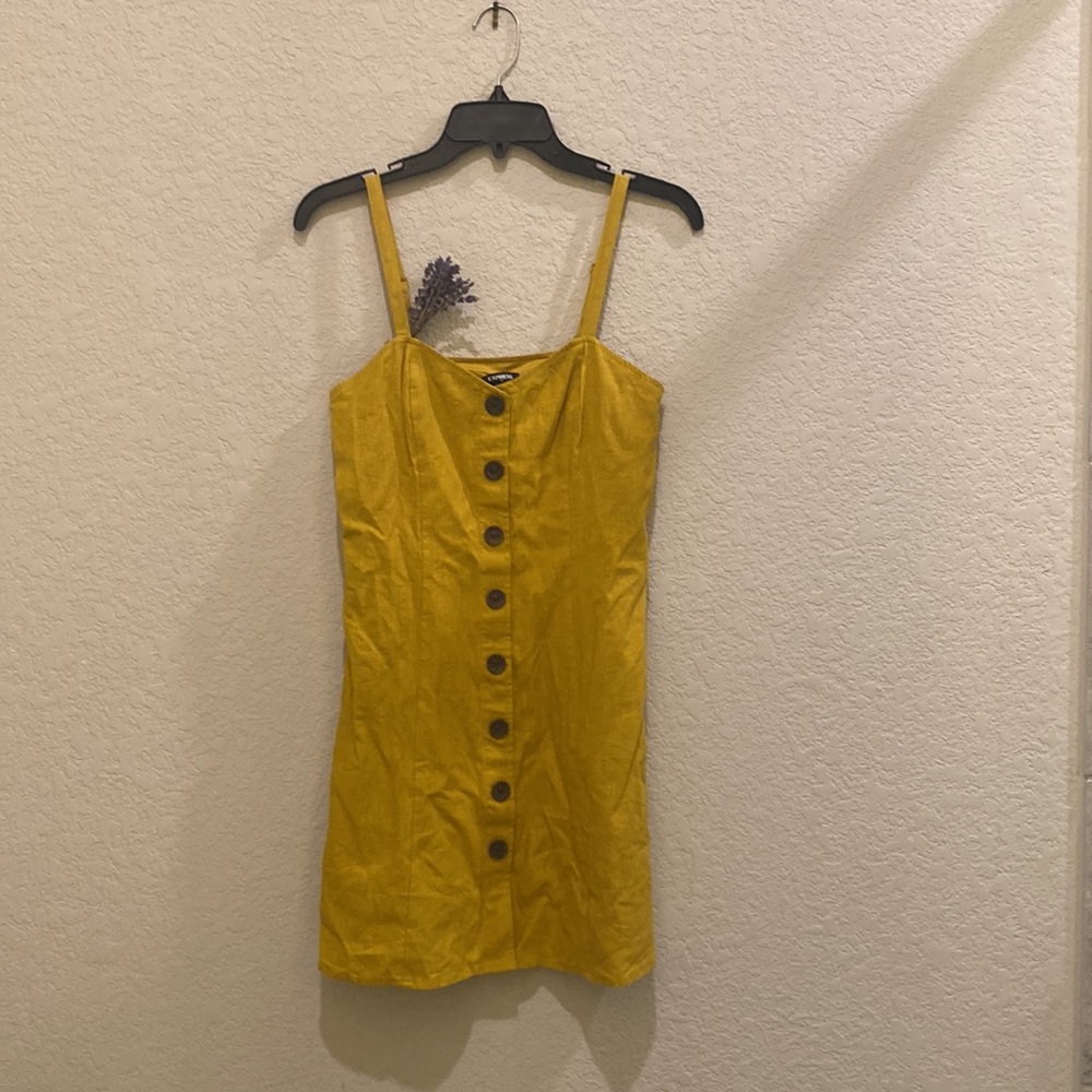 Linen Button Down Dress